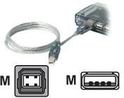 Belkin USB Lighted Cable - 1.8m, USB 2.0 Type-B to Type-B