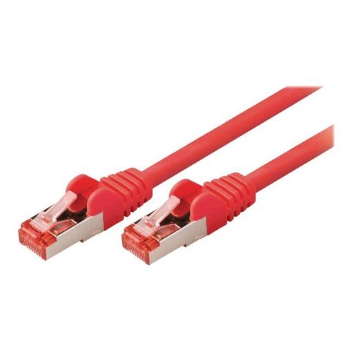 Câble réseau Nedis - 3 m, RJ-45 (M) vers RJ-45 (M), SFTP, CAT 6, moulé rond - Rouge