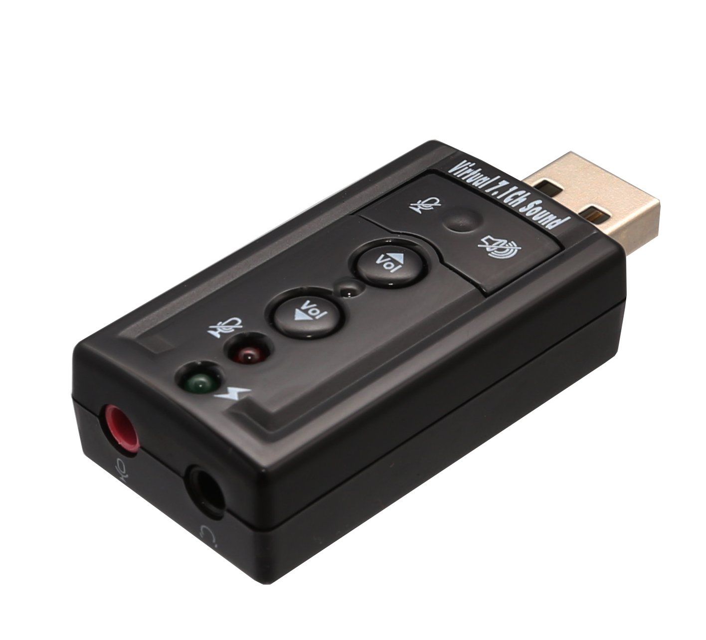 Carte son USB Syba avec sortie optique numérique SPDIF