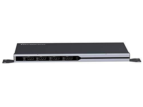 Techly iData HDMI 4x4 Matrix Switcher (172mm x 400mm x 23mm, 1.65kg, 18W, 0-60°C)