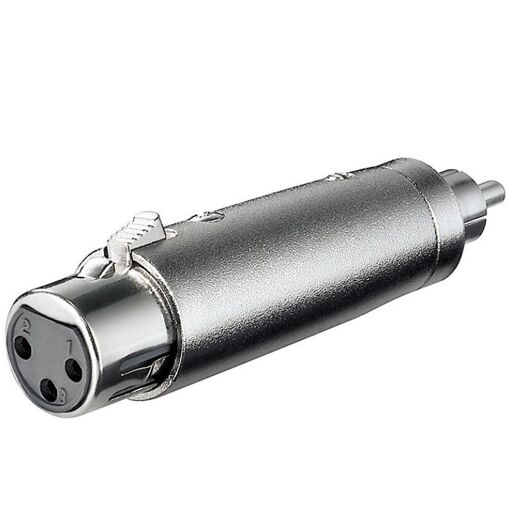 MicroConnect Audio Adapter - RCA Male to XLR3 Female