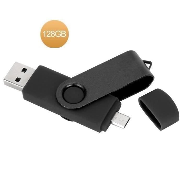 Black 128GB USB Duo OTG 2.0 RADINS®