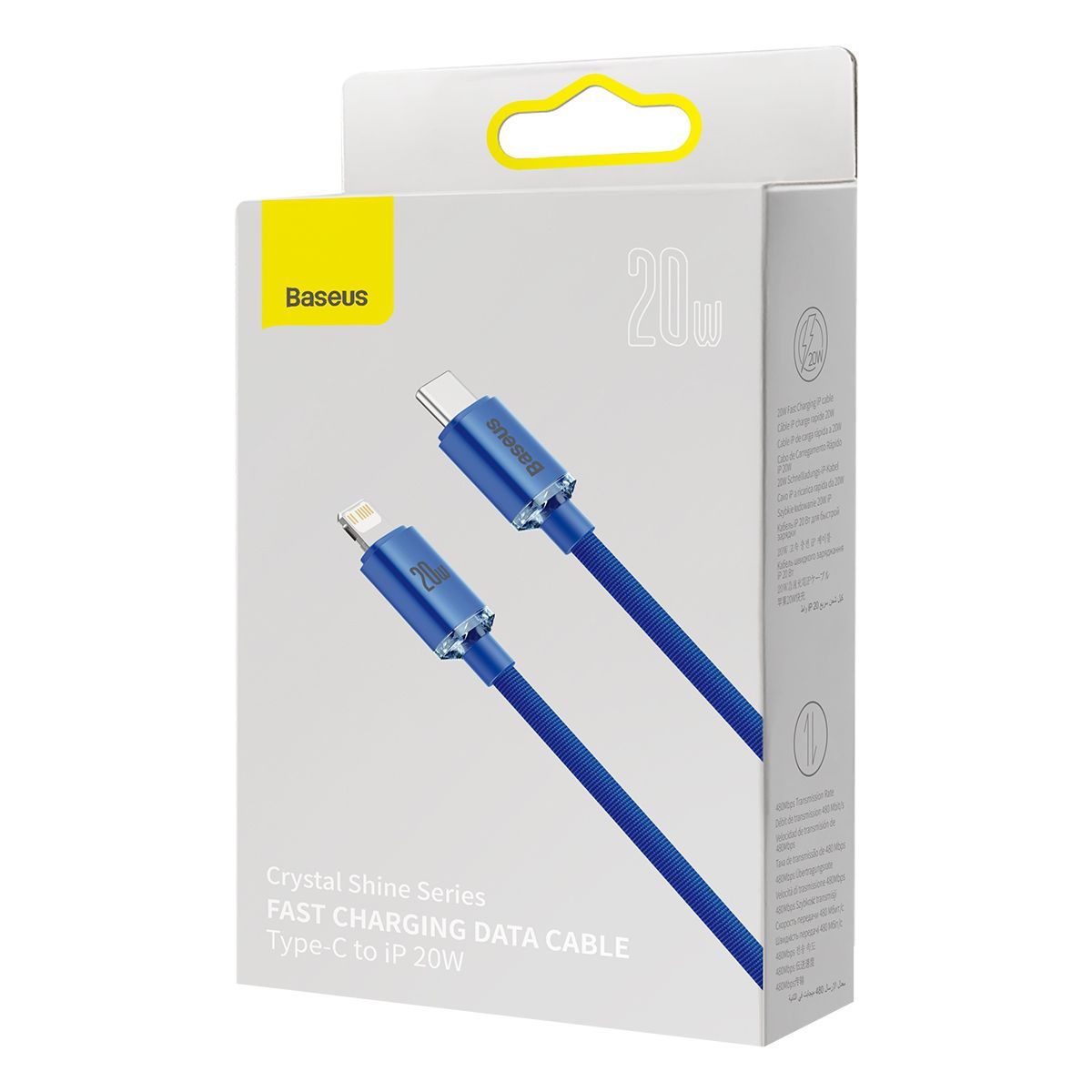 Cable de carga rápida Baseus Serie Crystal Shine