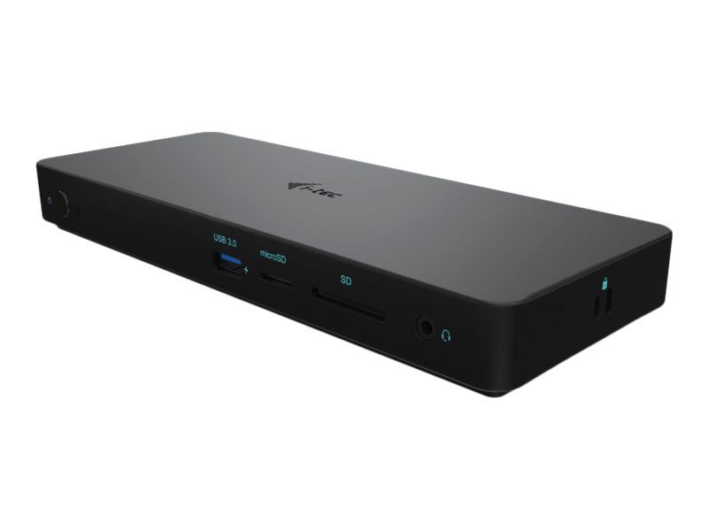 Estación de carga i-Tec - USB-C / Thunderbolt 3 / 4 - 2x DP, HDMI, Ethernet Gigabit, 130W