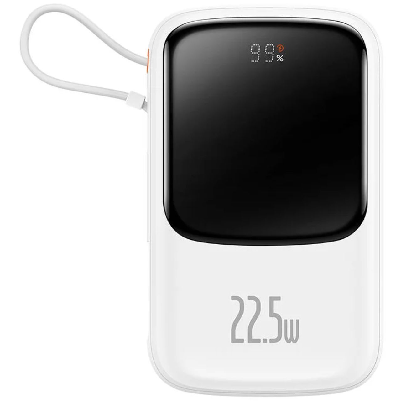 Baseus Qpow Pro 10000mAh Powerbank with Cable (White)
