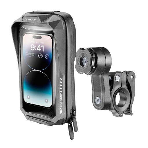 Kit Interphone Quiklox Waterproof Pro, Negro