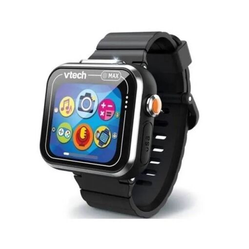 Smartwatch VTech Kidizoom Smartwatch Max Negro - Cámara doble para niños con notificaciones