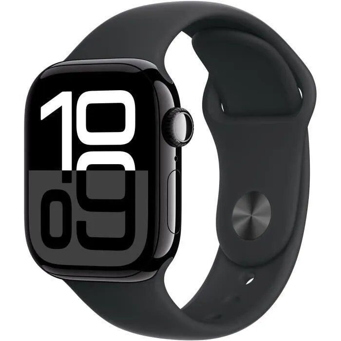 Apple Watch Series 10 GPS - 42mm - Aluminium Jet Black - S/M Band