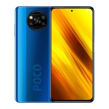 Xiaomi POCO X3 NFC 6.67-inch Dual SIM Hybrid Android 10 4G USB Type-C 6GB 128GB 5160mAh Blue