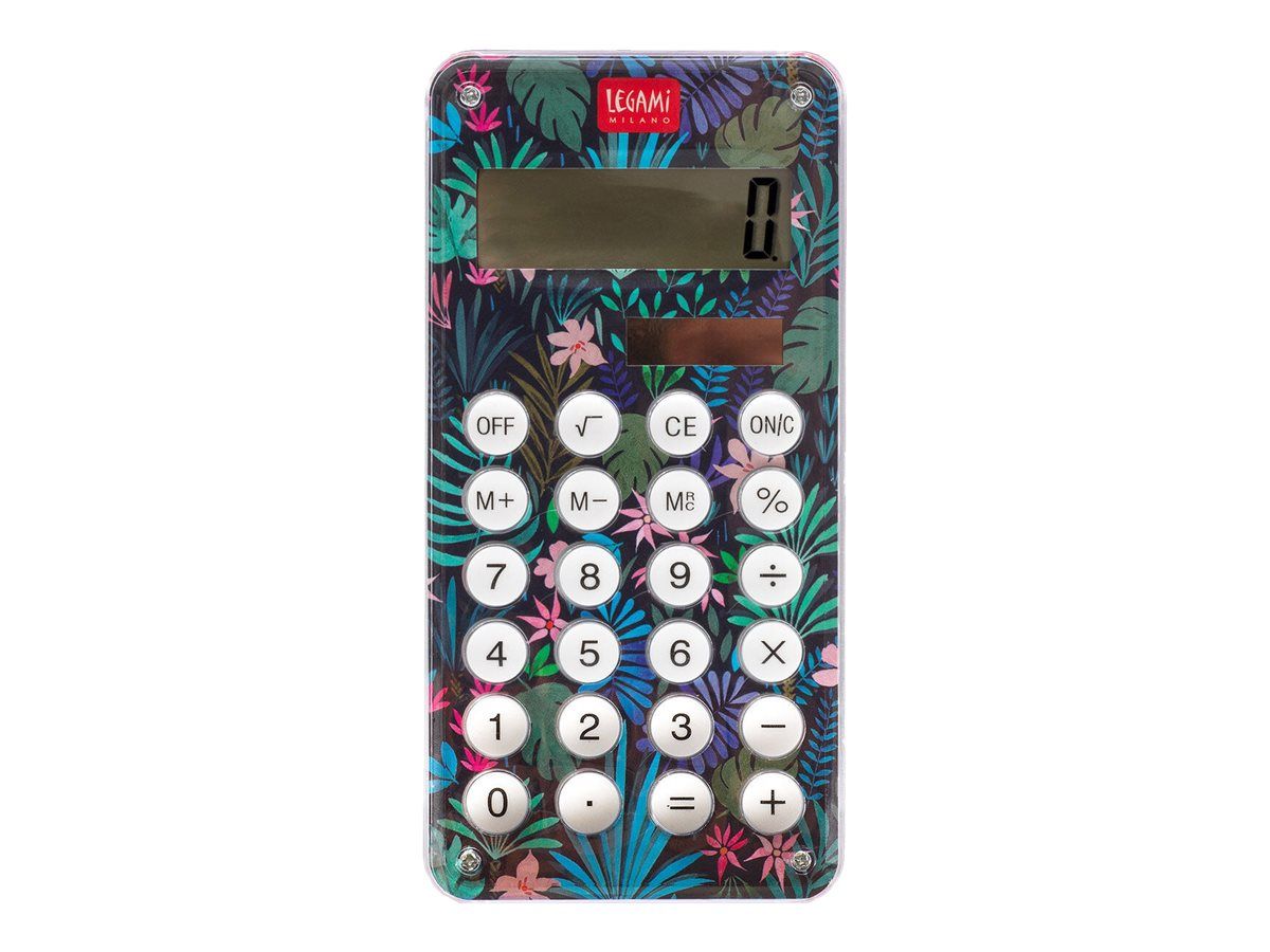 Calculatrice de poche LEGAMI à énergie solaire