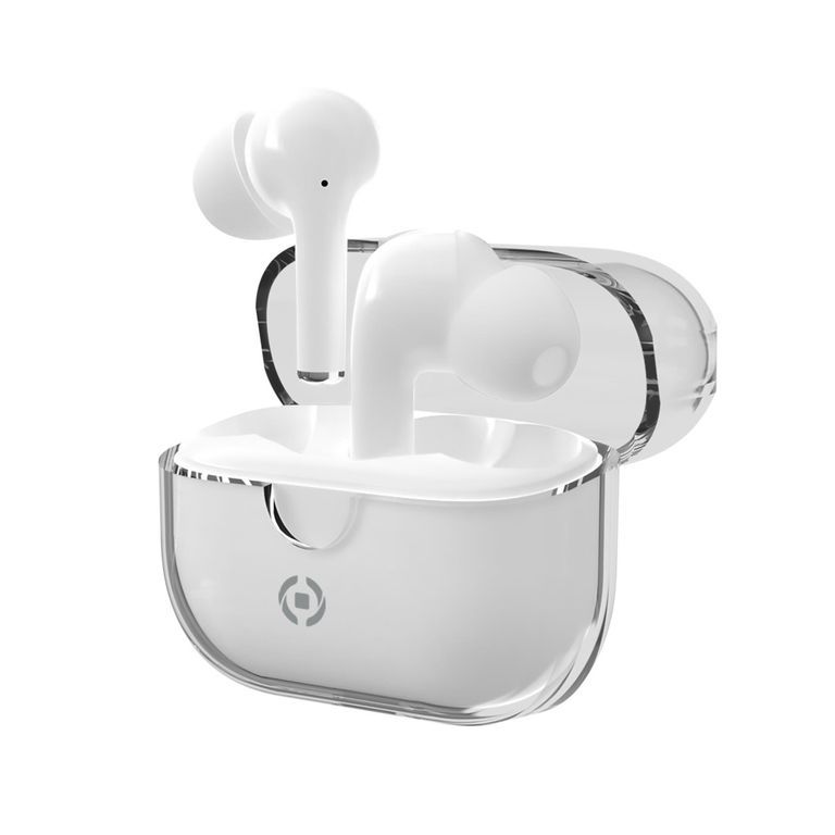 Celly Clear True Wireless Stereo Earbuds (TWS) - White