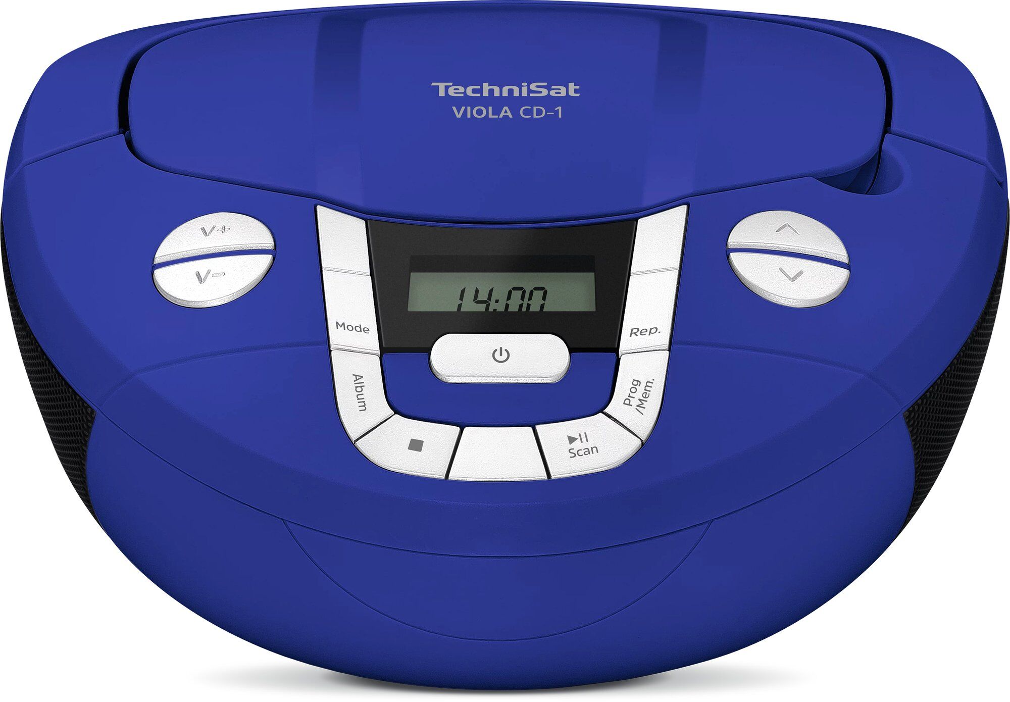 TechniSat VIOLA CD-1 Portable Stereo Speaker, Blue 2W