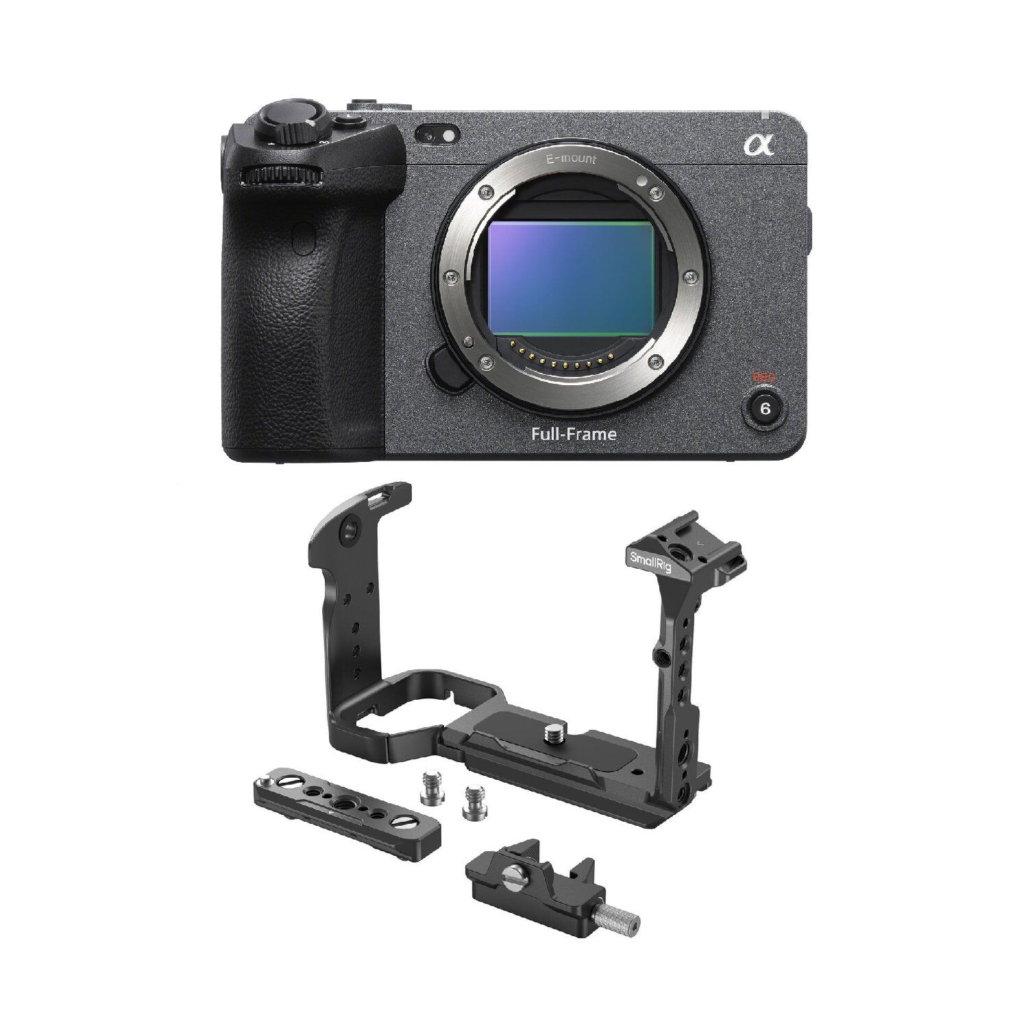 Sony FX3A Full-Frame Cinema Camera + SmallRig 4183B Camera Cage