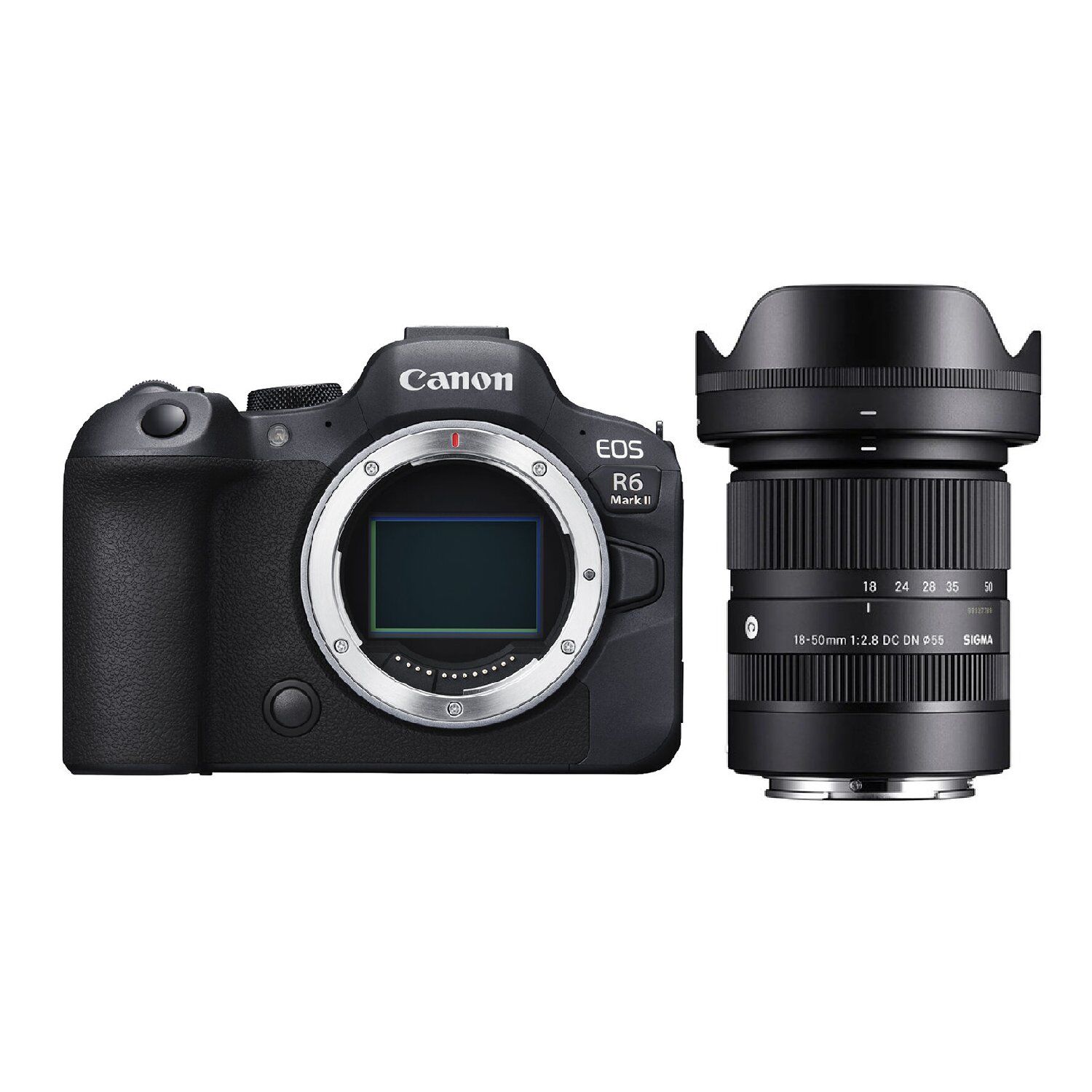 Canon EOS R6 II Body + Sigma 18-50mm f/2.8 DC DN Contemporary Lens