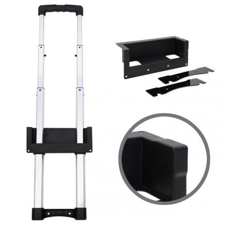 Adam Hall Telescopic Handle - Profiled Tray with 3 Bars