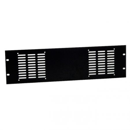 Adam Hall - Perforated Rack Panel for 2 Fans - 3U