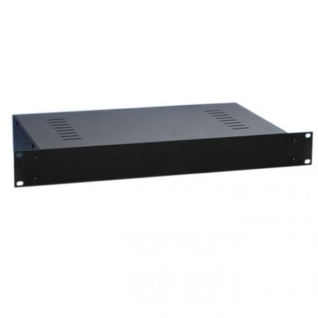 Caja de rack Adam Hall 87407V de 19 pulgadas con rejillas de ventilación 1U