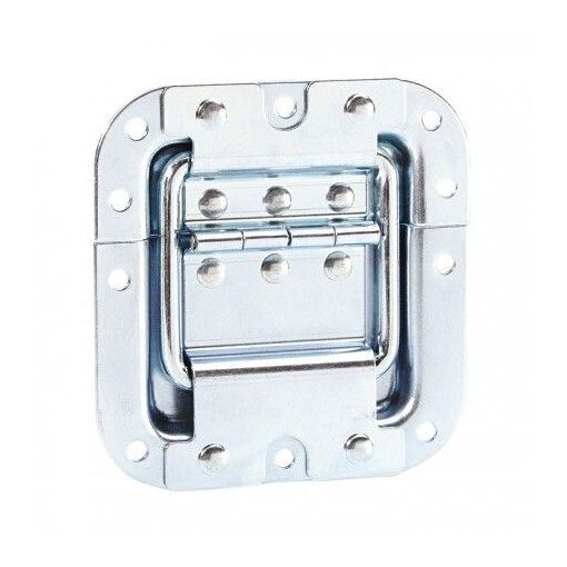 Arrêt de couvercle Adam Hall compact avec charnière intégrée - Zinc