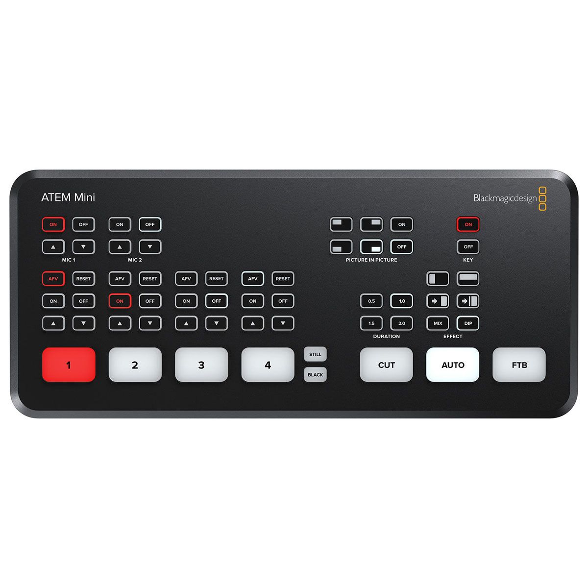Blackmagic Design Atem Mini - 4-Input HDMI Streaming Production Mixer