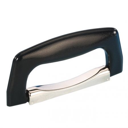 Adam Hall - Document Door Handle - Medium Plastic - Black & Nickel