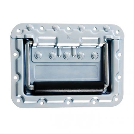 Adam Hall Spring-Loaded Handle - Large Model, Rivet Protection, 9.5mm Depth