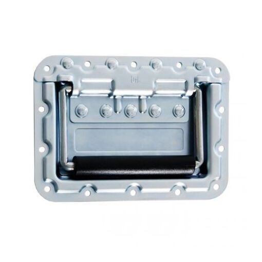 Poignée à ressort Adam Hall - Grande taille, protection par rivet, profondeur 9,5 mm