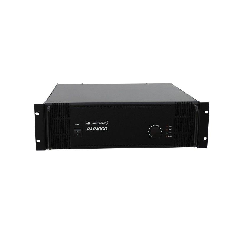 Omnitronic PA Amplifier PAP-1000 (800W, Black)