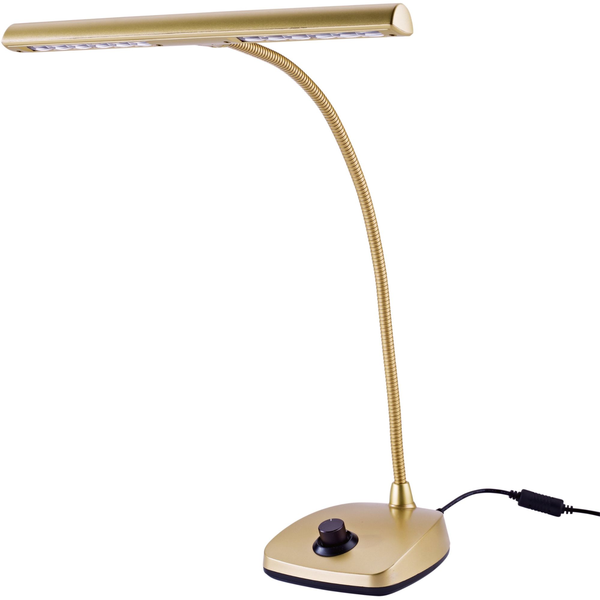 König & Meyer 12298 LED Piano Lamp (Gold Plated)