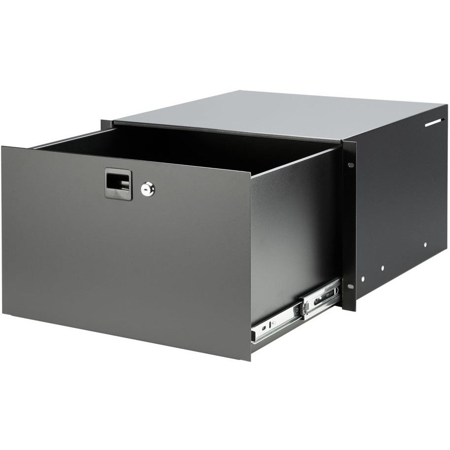Adam Hall 87406 Steel 6U Drawer Rack with Lock