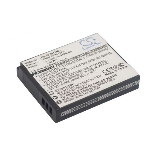 Batería Li-ión 3.7V 0.95Ah Panasonic (DMW-BCM13)