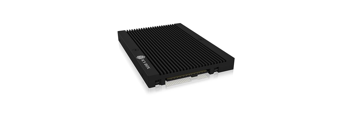 RaidSonic ICY BOX IB-M2U04 SSD Enclosure, 2.5', Black
