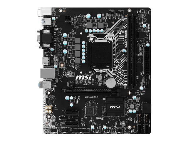 MSI H110M ECO - Micro ATX Motherboard