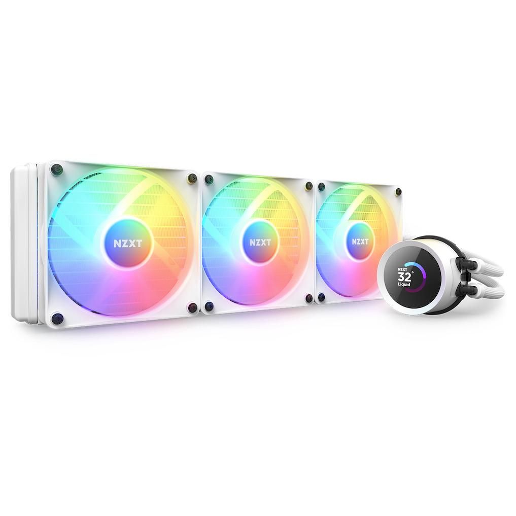 Refrigerador líquido NZXT Kraken 360 RGB todo en uno - Blanco