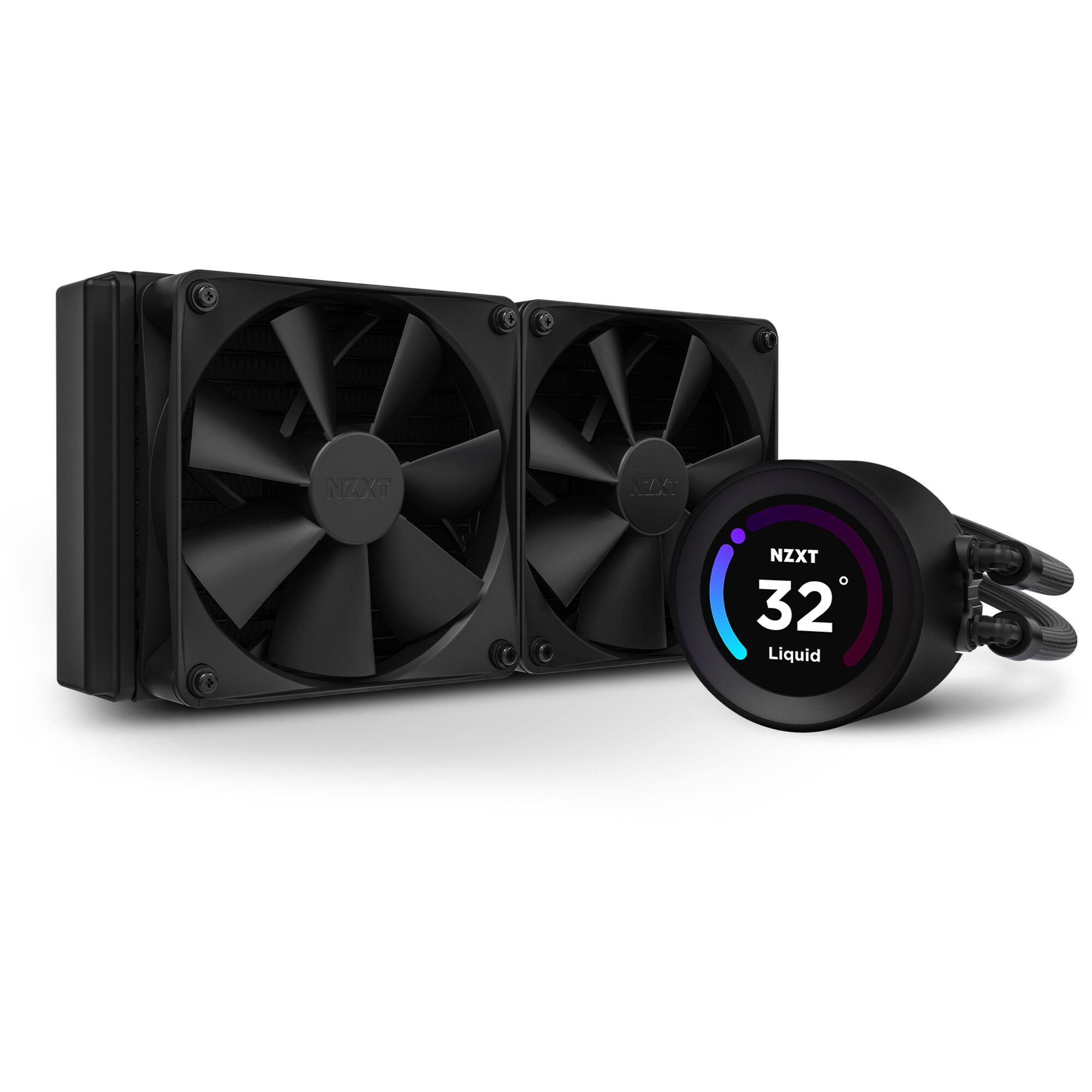 NZXT Kraken Elite 240 All-in-One Liquid CPU Cooler - Black