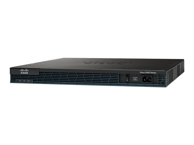 Cisco 2901 1GbE Router - 2 WAN Ports - Rack-Mountable