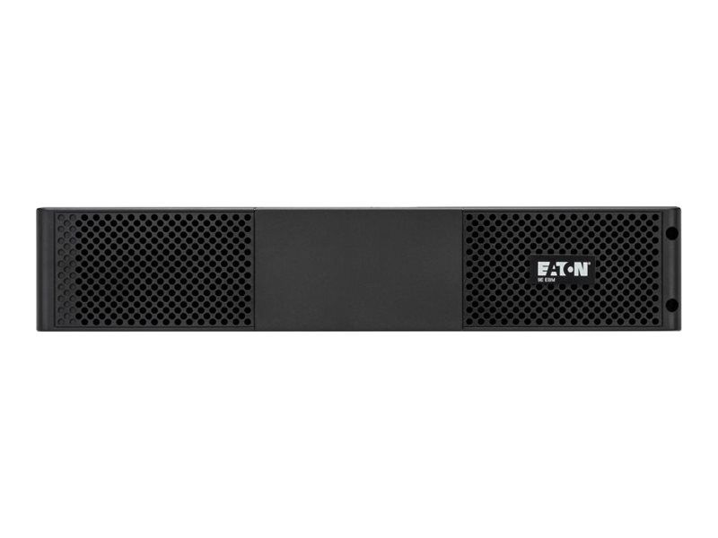 Eaton 9E EBM Battery Enclosure - Rack-Mount - 12 x Batteries - Lead Acid - 9Ah - 2U - 19" - Black