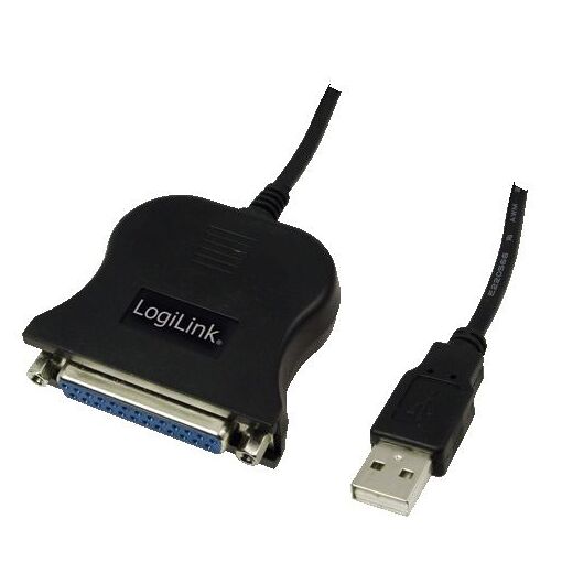 LogiLink Parallel Cable, 1.8m, Black (UA0054A)