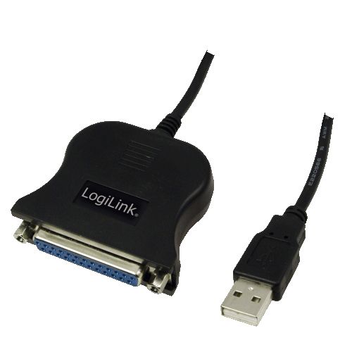 LogiLink Parallel Cable, 1.8m, Black (UA0054A)