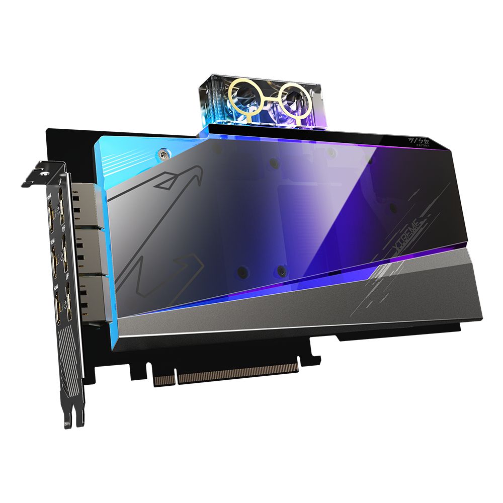 Gigabyte AORUS GeForce RTX 3080 Ti XTREME WATERFORCE WB 12G (rev. 1.0) - Graphics Card - GF RTX 3080 Ti - 12GB GDDR6X - PCIe 4.0 x16 - 3x DisplayPort, 3x HDMI