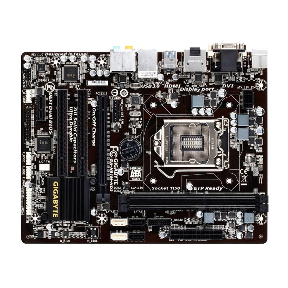 Gigabyte GA-H81M-HD3 Motherboard