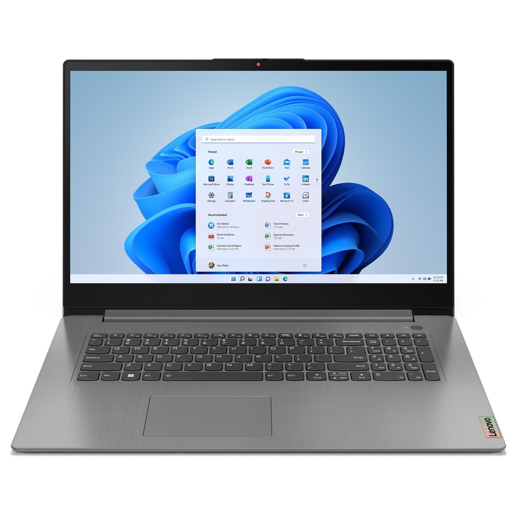 Lenovo IdeaPad 3 17ABA7 82RQ - 17.3" Ryzen 5 5625U 8 Go RAM 512 Go SSD AMD Radeon Graphics - Gris AZERTY