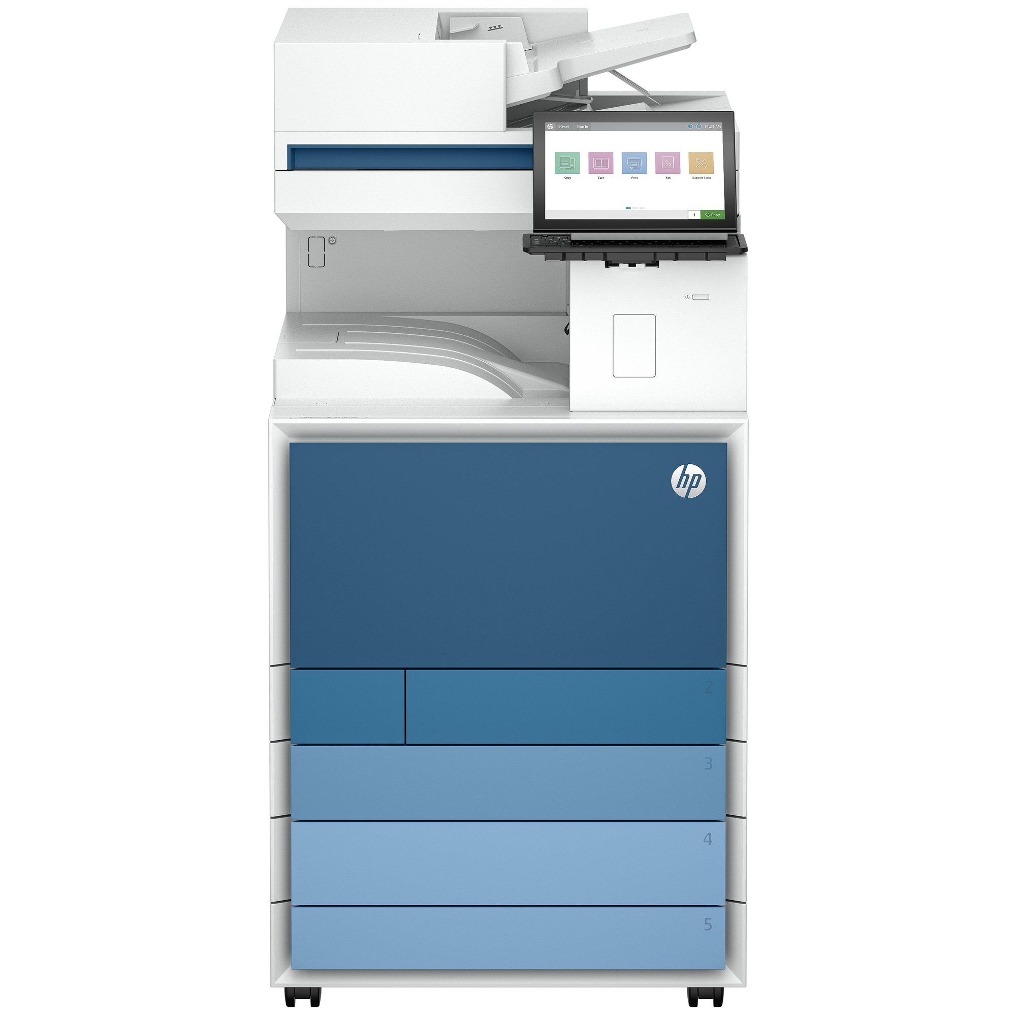 HP LaserJet Enterprise 8801z Color Multifunction Printer, Ethernet Only; Duplex; Copier, Scanner