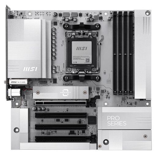 MSI AM5 Pro B850M-A WiFi PZ M-ATX Placa Base AMD B850