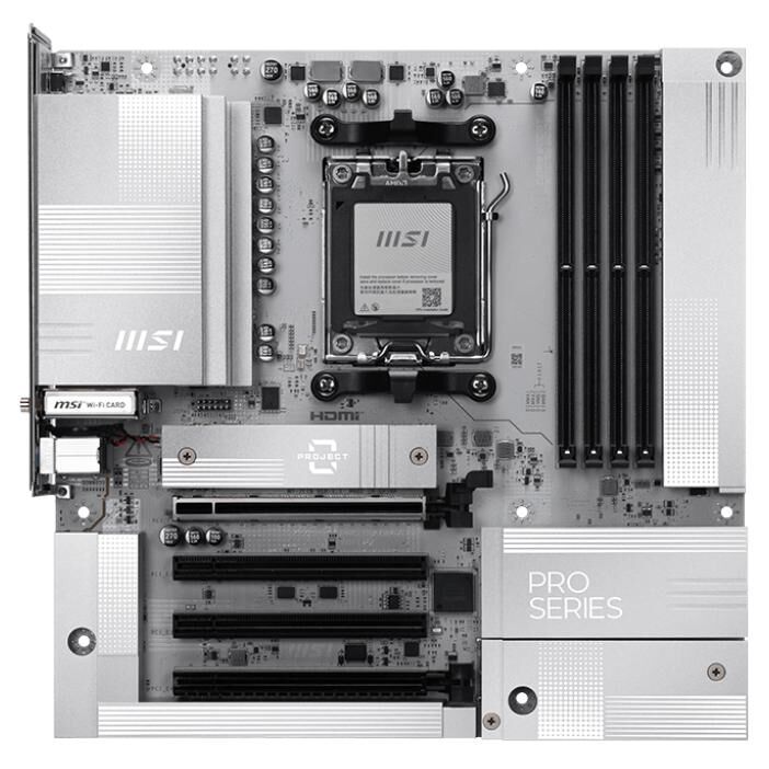 MSI AM5 Pro B850M-A WiFi PZ M-ATX AMD B850 Motherboard