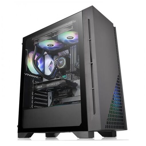 Caja Thermaltake H330 Torre Mini, Negra