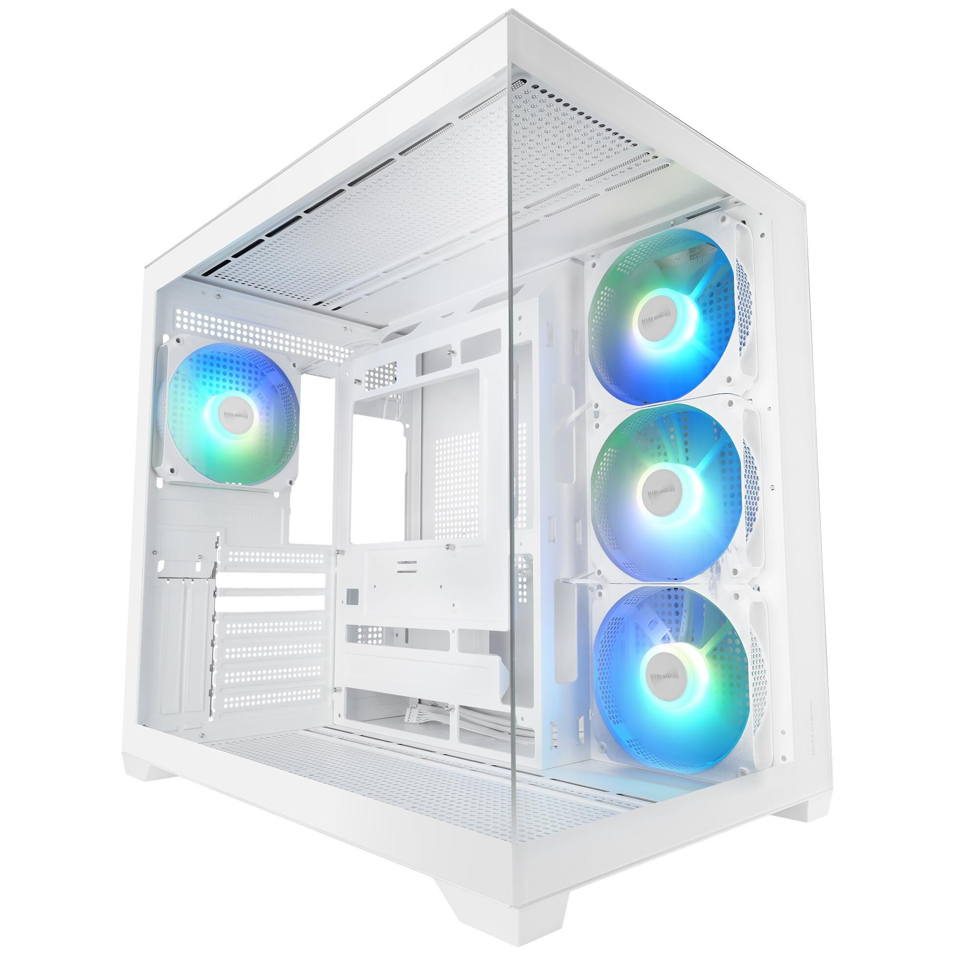 Mars Gaming MCV5W Mid-Tower PC Case, White
