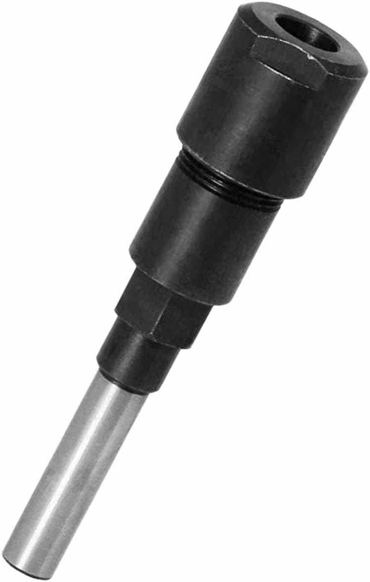 Router Bit Extension - 8mm Pin Collar Extension for Woodworking Machines