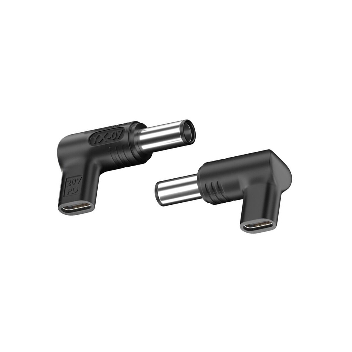 INF 2-Pack USB-C to 7.4x5.0mm Male Adapter, 100W PD Emulator