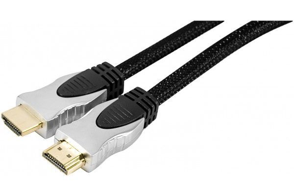 Exertis Connect HDMI Cable with Ethernet - 1m - Black - 4K Support