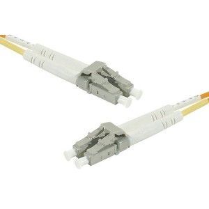 Exertis Connect LC Multi-Mode Fiber Optic Cable, 2m, OM3, 50/125 Microns, Duplex, Turquoise